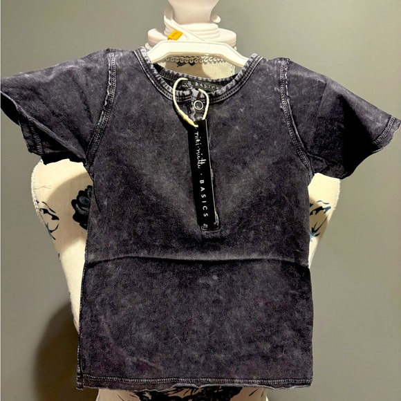 Miki Miette Gray Colored Baby Blouse ~ Size - 3 Months - Picture 6 of 6